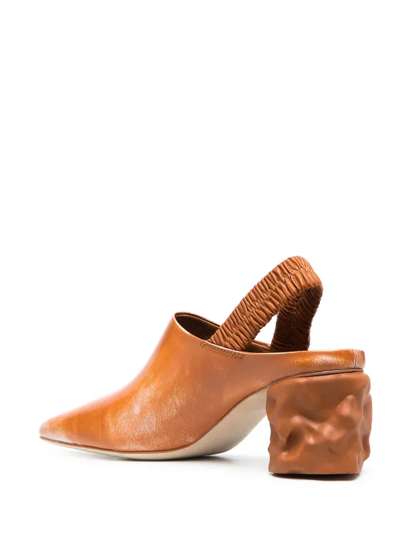 CamperLab brown Juanita slingback shoes 