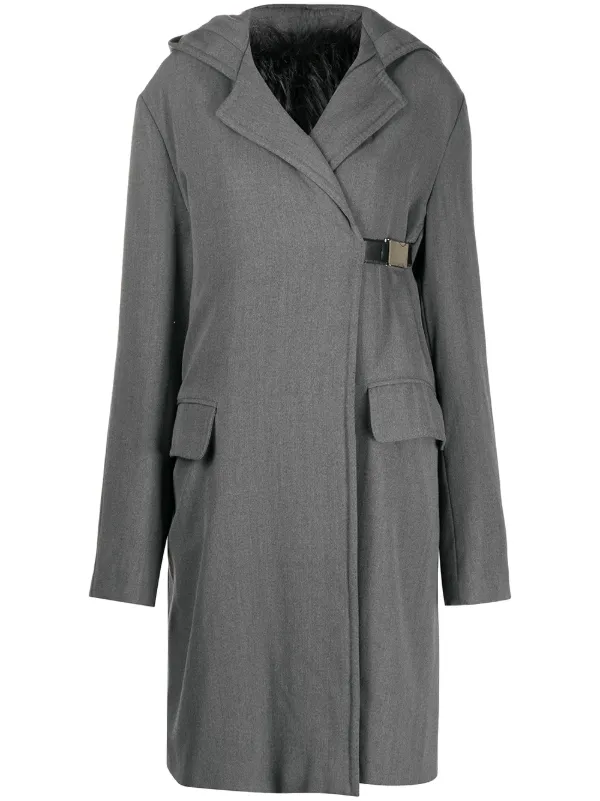Gianfranco Ferré Pre-Owned 1990s フーデッド コート 通販 - FARFETCH