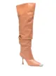 Image 2 of Sergio Rossi metallic-embellishments knee-high boots