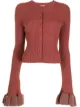 Image 1 of Altuzarra ribbed-knit button-fastening cardigan
