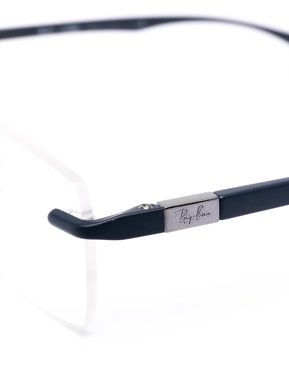 Ray Ban Rb8724 Rectangle-frame Glasses In Blue