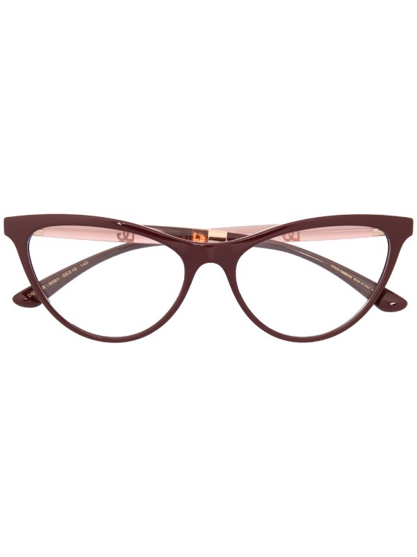 cat eye glasses dolce and gabbana