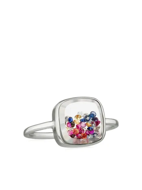 Moritz Glik anillo Confetti en oro blanco de 18kt