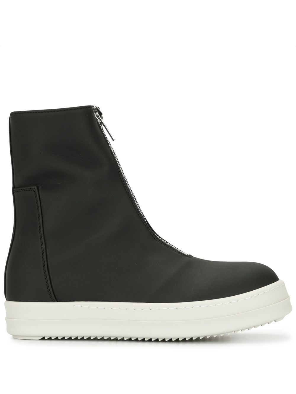 фото Rick owens drkshdw высокие кеды на молнии