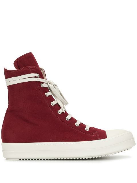 red rick owens boots