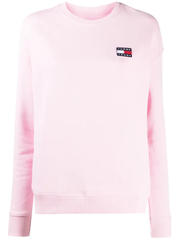 tommy jeans pink jumper