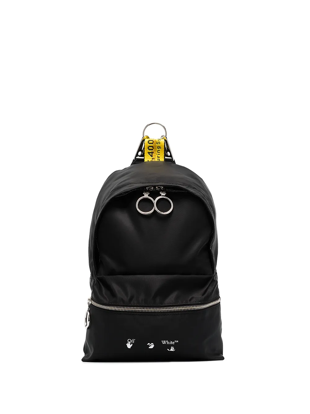 off white black mini backpack