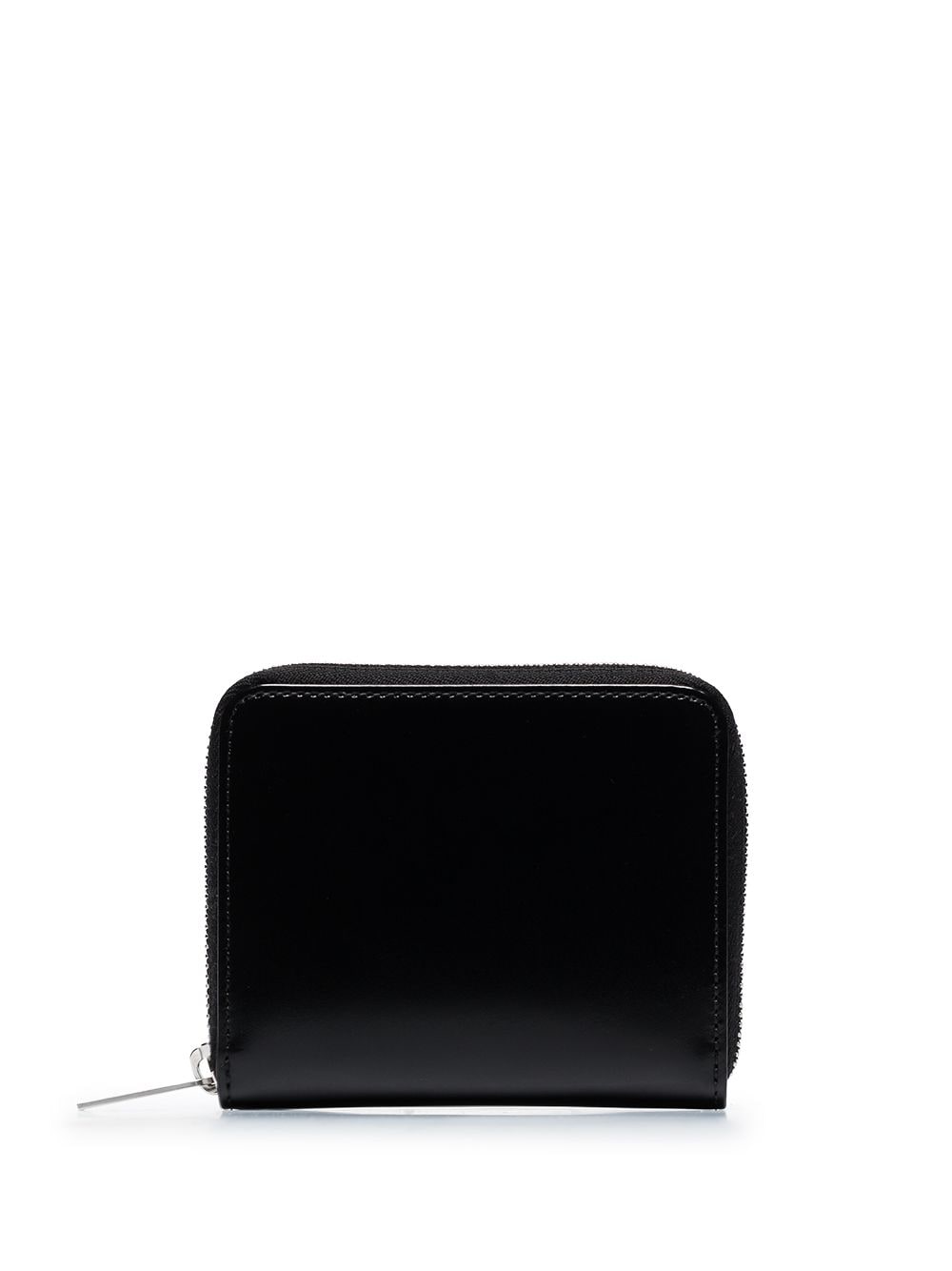 Maison Margiela Small Four-stitch Zip Wallet In Black | ModeSens