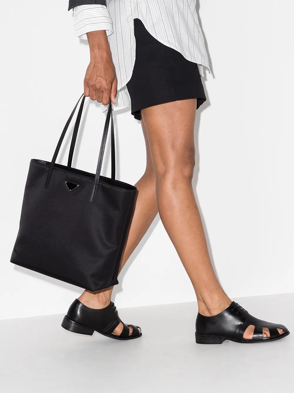 Bild 2 von Prada Shopper mit Logo-Schild