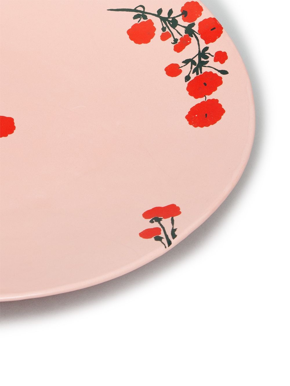 фото Bernadette керамическая тарелка с цветочным принтом