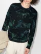 Image 2 of Saint Laurent tie dye logo crewneck sweatshirt