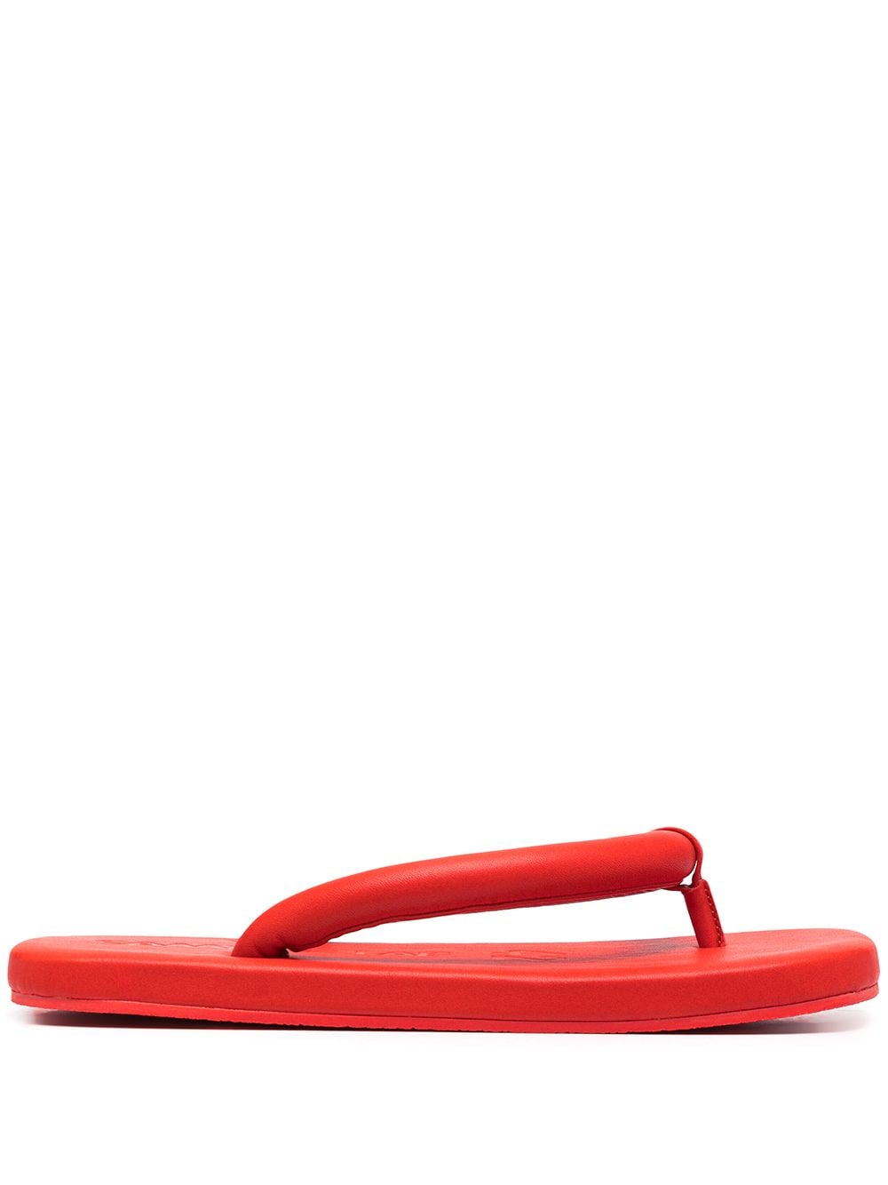 

CamperLab Hastalavista leather flip flops - Red