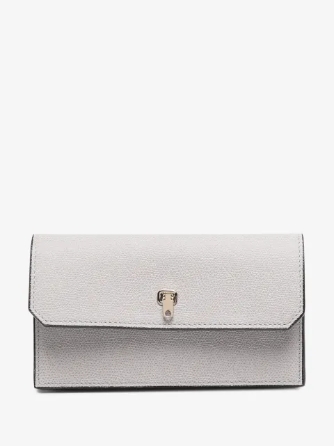 Valextra Brera long leather wallet