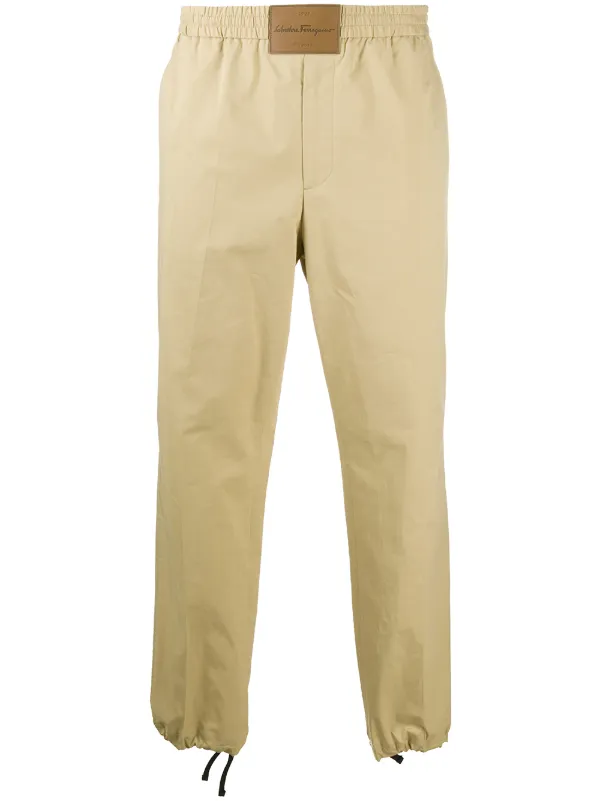 elasticated chinos