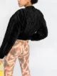 Versace Jeans Couture cropped bomber jacket