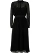 Imagen 1 de Tory Burch vestido midi con motivo de triángulos