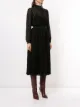 Tory Burch vestido midi con motivo de triángulos