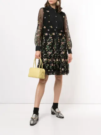 Ditsy floral shirt dress展示图