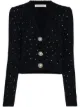 Image 1 of Alessandra Rich crystal-embellished cropped cardigan