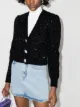 Image 2 of Alessandra Rich crystal-embellished cropped cardigan