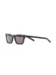 Saint Laurent Eyewear rimless detail studded sunglasses