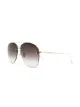 Image 2 of Linda Farrow 22kt gold-plated Dee aviator-frame sunglasses