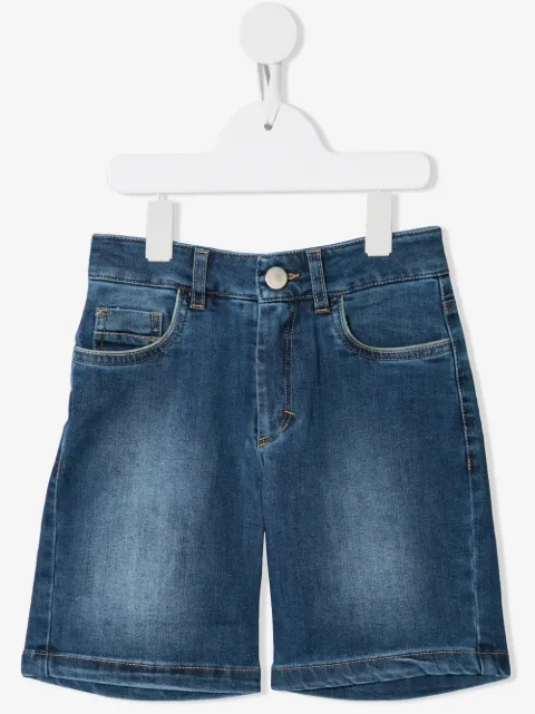 Alviero Martini Kids shorts de mezclilla