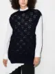 Imagem 2 de Simone Rocha Colete oversized de tricô aberto