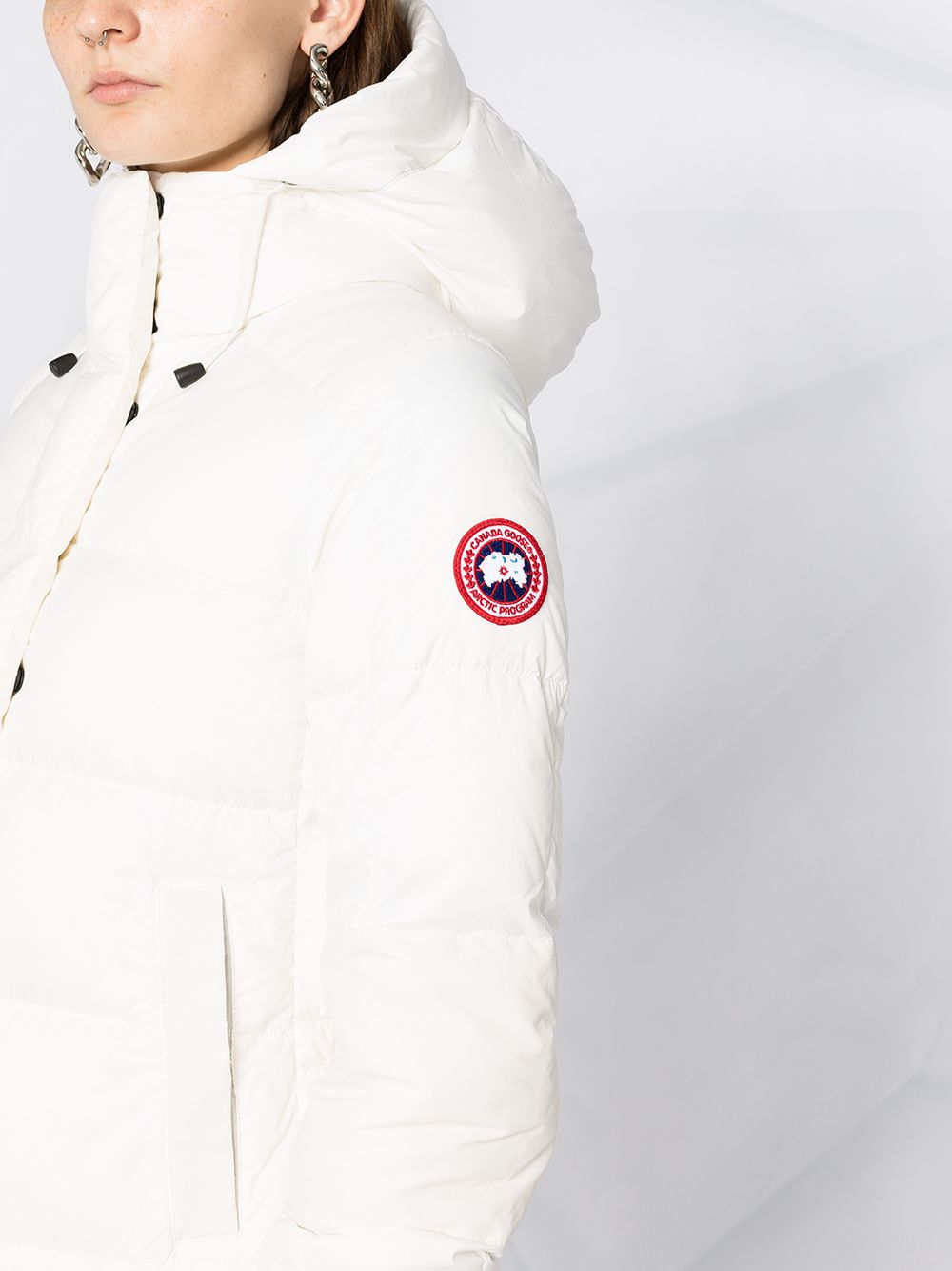 фото Canada goose пуховик alliston с капюшоном