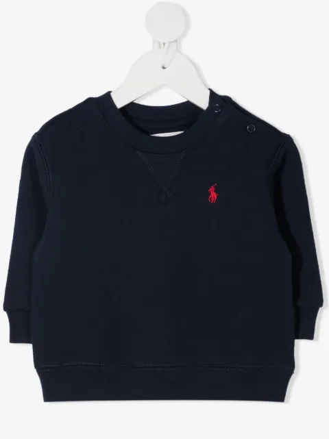 POLO RALPH LAUREN KIDS embroidered logo sweatshirt
