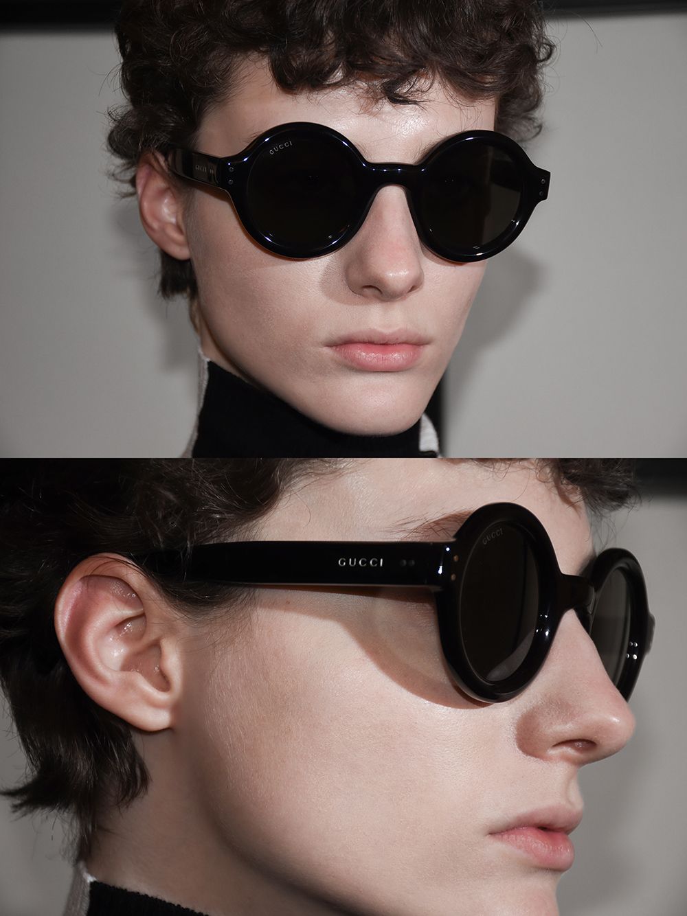 фото Gucci eyewear солнцезащитные очки в круглой оправе