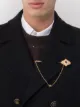 Image 2 of Dolce & Gabbana gem-embellished chain pin