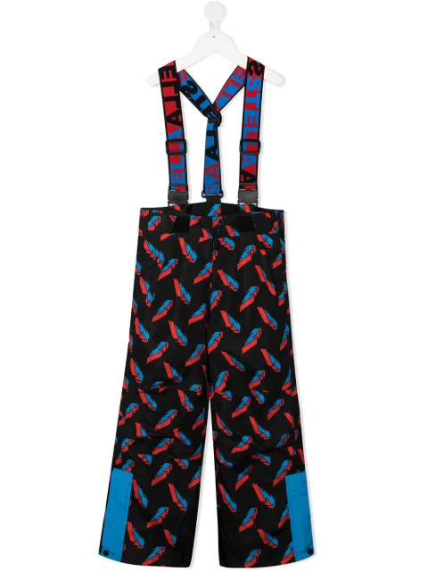 Stella McCartney Kids بنطال للتزلج بطبعة صاعقة البرق