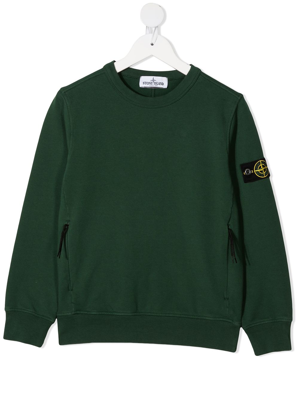 фото Stone island junior толстовка с нашивкой-логотипом