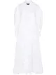 Image 1 of Simone Rocha ruffle-detail midi shirtdress
