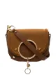Image 1 of See by Chloé Mara suede panel crossbody bag