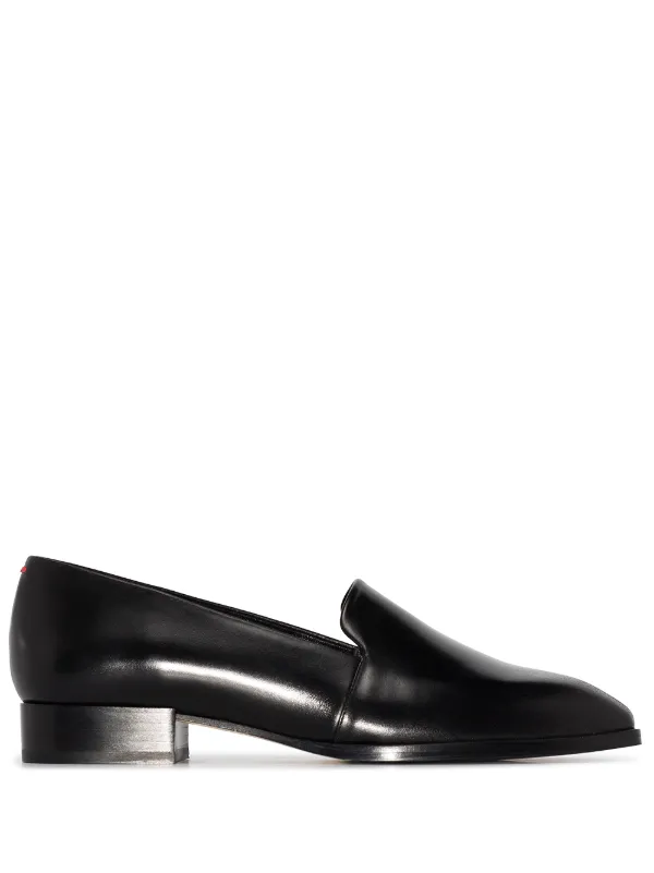 Shop aeyde Amber 10mm leather loafers