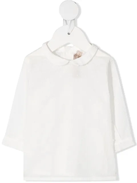 La Stupenderia textured spot blouse