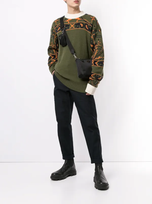 Sacai インターシャ セーター 通販 Farfetch