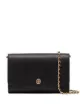 Image 1 of Tory Burch logo appliqué chain leather wallet