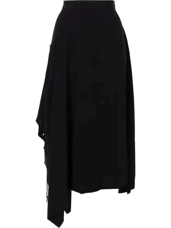 express draped skirt