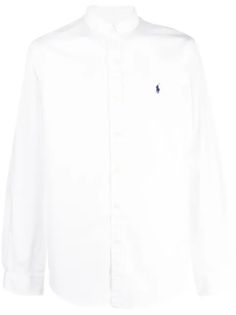 Polo Ralph Lauren рубашка с нашивкой-логотипом