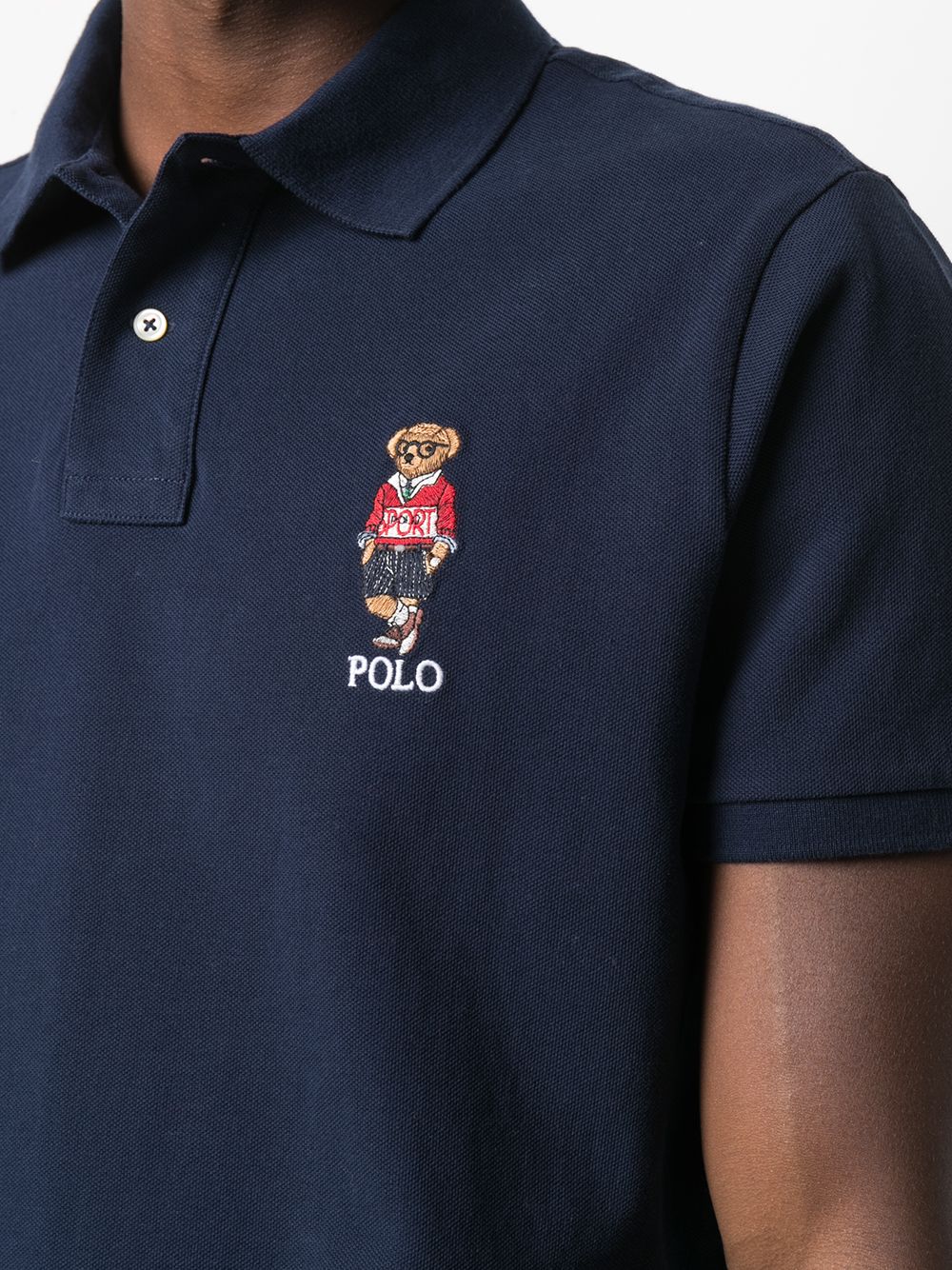 фото Polo ralph lauren рубашка поло с вышивкой