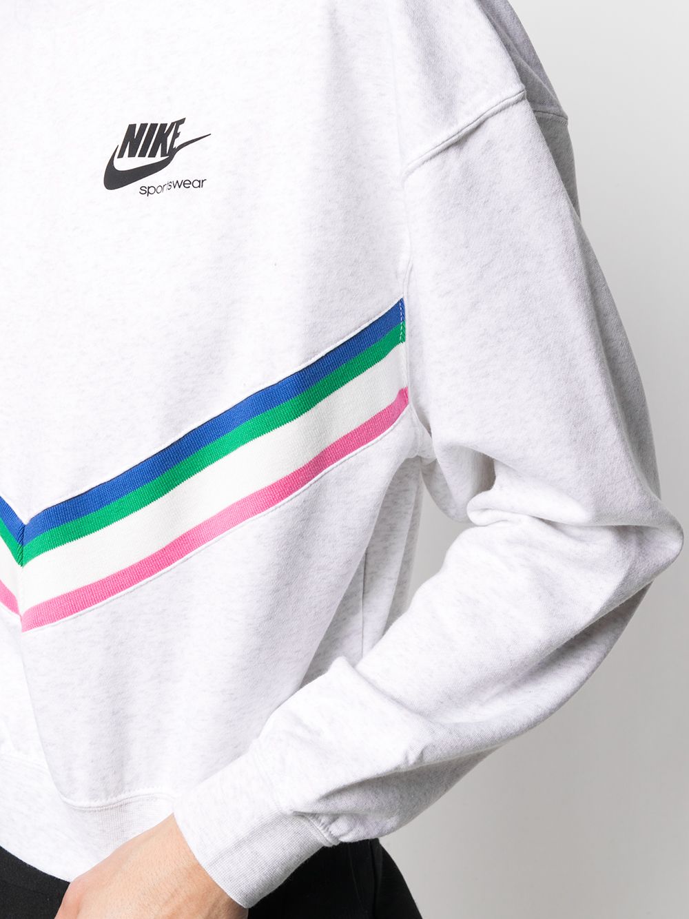 фото Nike толстовка windrunner fleece retro strip