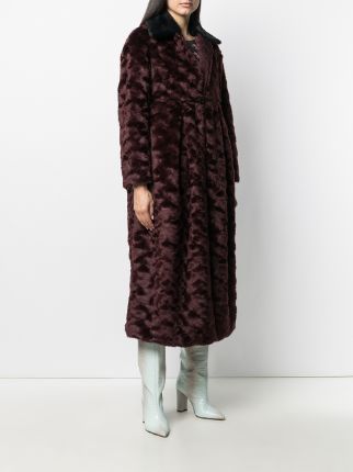 oversized faux fur coat展示图