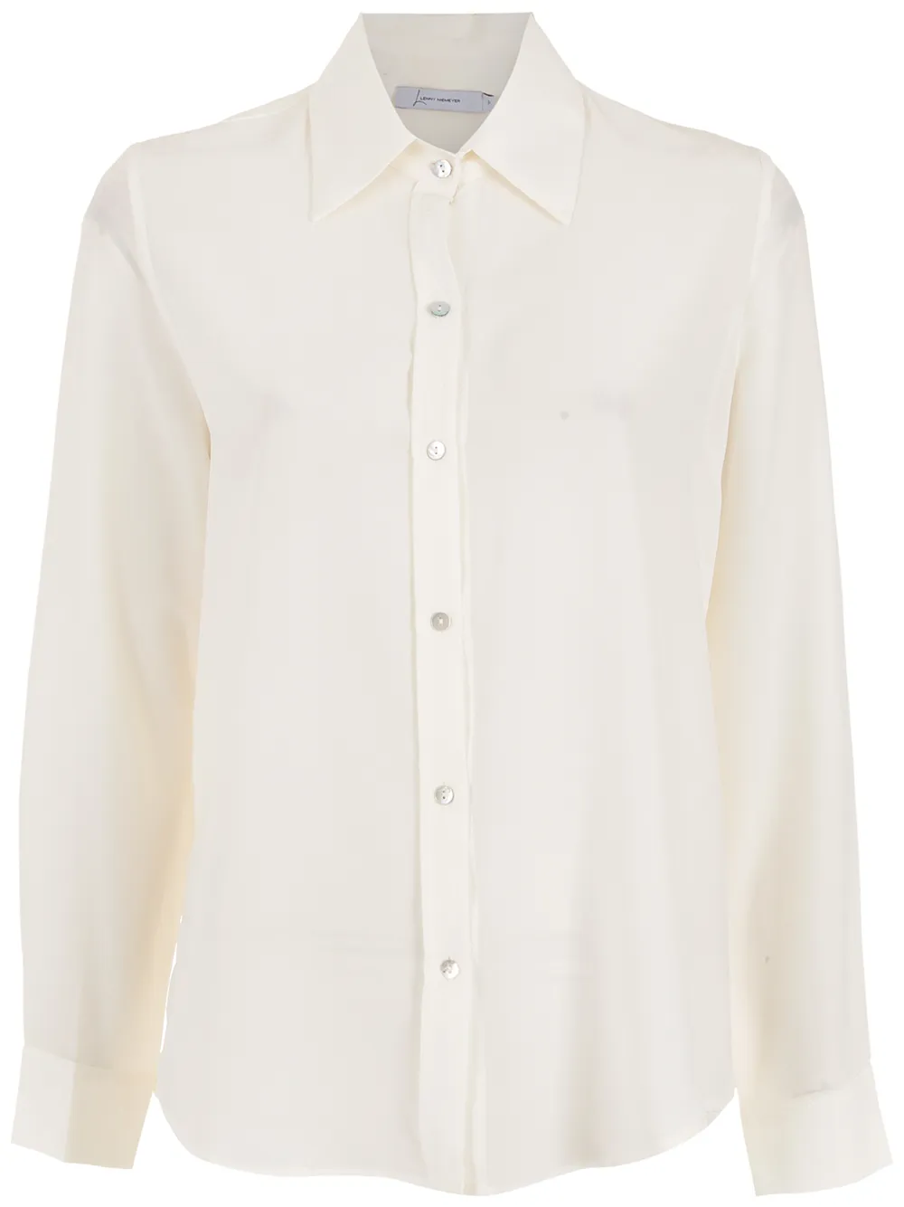 

Lenny Niemeyer camisa de seda con botones - Blanco