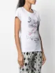 LIU JO short-sleeved rhinestone embellished T-shirt