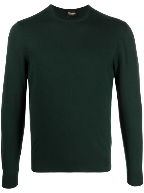 Drumohr fine-knit long-sleeve jumper