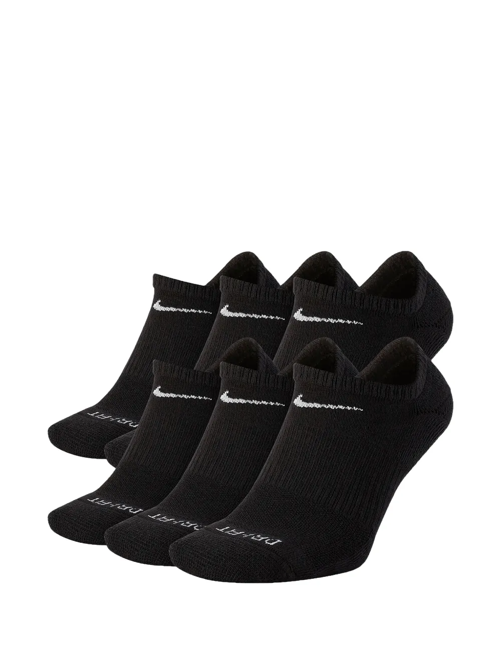 Nike Everyday Plus cushion socks (set of six) - Schwarz