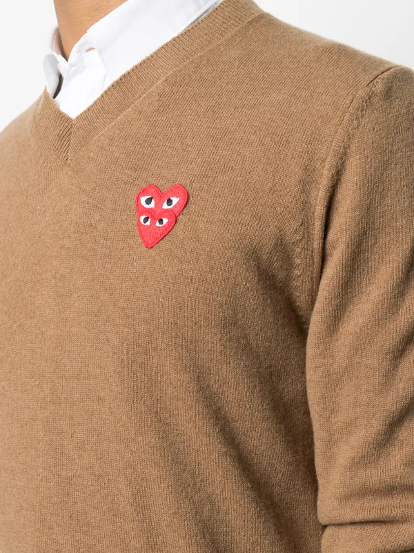 Comme des garcons online beige sweater